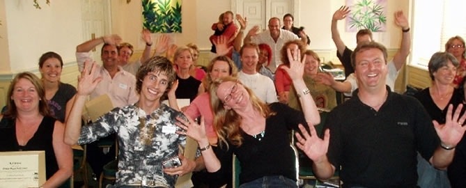 NLP World attendees enjoying our seven Day NLP Practitioner Course