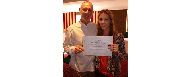 girl with nlp certificate