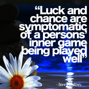 luck and  chance quote